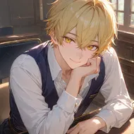 その頬杖のつき方はおかしすぎて草