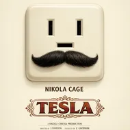 特斯拉先生：插座擬人化海報