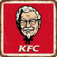 肯德基上校復古錫牌