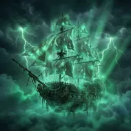 飛行荷蘭人：幽綠迷霧中的詛咒之船