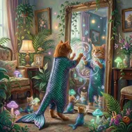 魔鏡奇遇：美人魚貓咪的魔法課J512