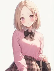 嶺東科大B28B001_可愛高校生與粉紅暖意