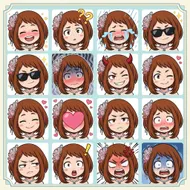 表情豊かな100のスタンプ：喜怒哀楽セレクション