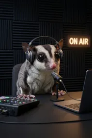 廣播中的蜜袋鼯