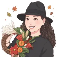 秋季花環與優雅女子-采采