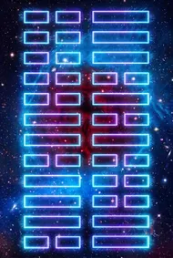星雲卦象：青紫霓虹之卦與星雲奇觀