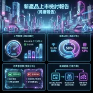 未來科技感-產品上市檢討報告投影片
