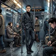 地鐵中的冷靜潛伏者：城市特工的中年質感