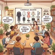 中信科大_03656_多國籍學生的華語角落：面試服裝學習日