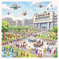 中信科大-01397：皮克敏與無人機的夢幻校園