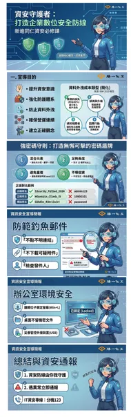 資安守護者：企業數位安全教育系列插畫[第二組]