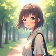 公園の少女