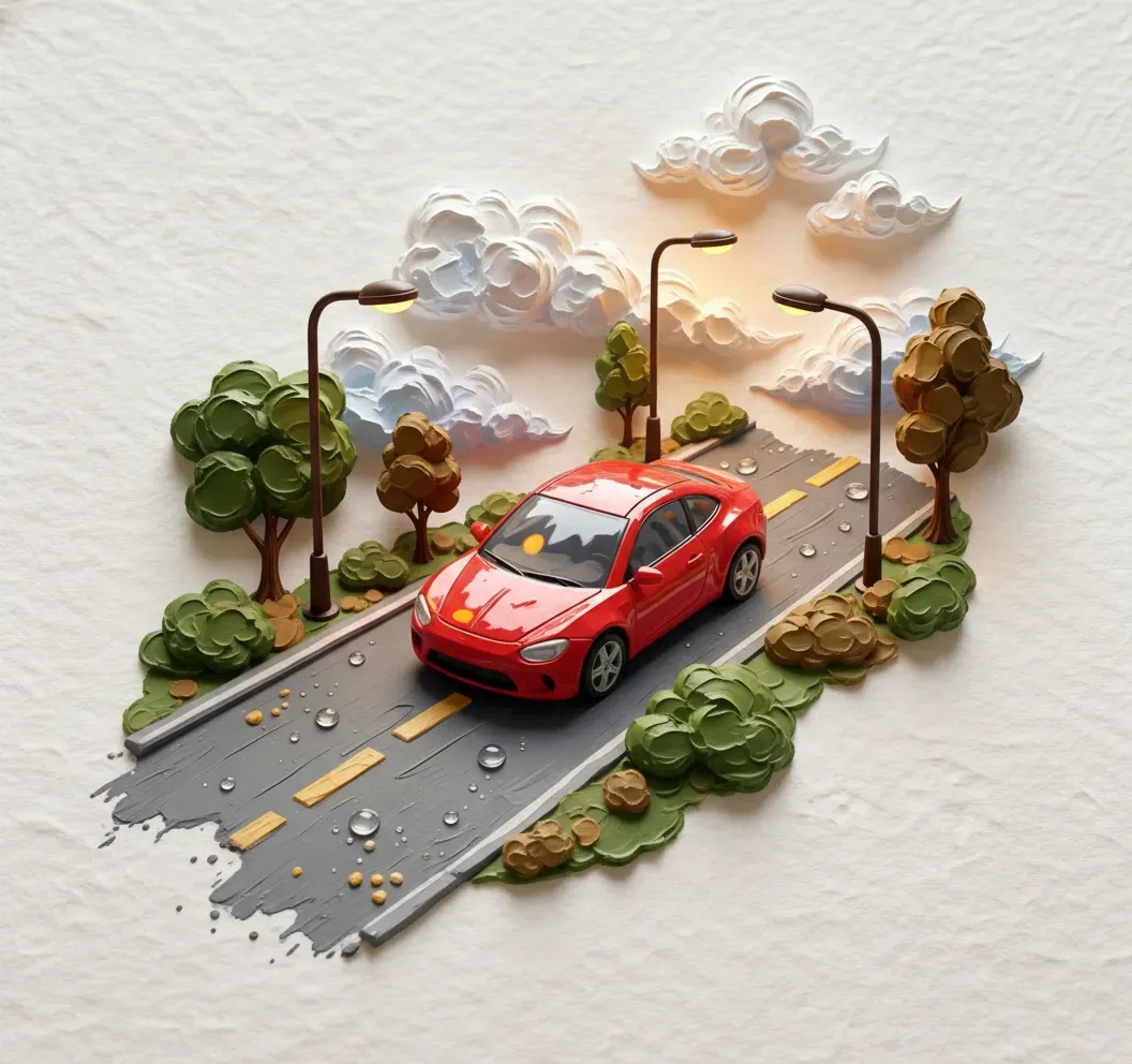 3D油絵風の画像制作