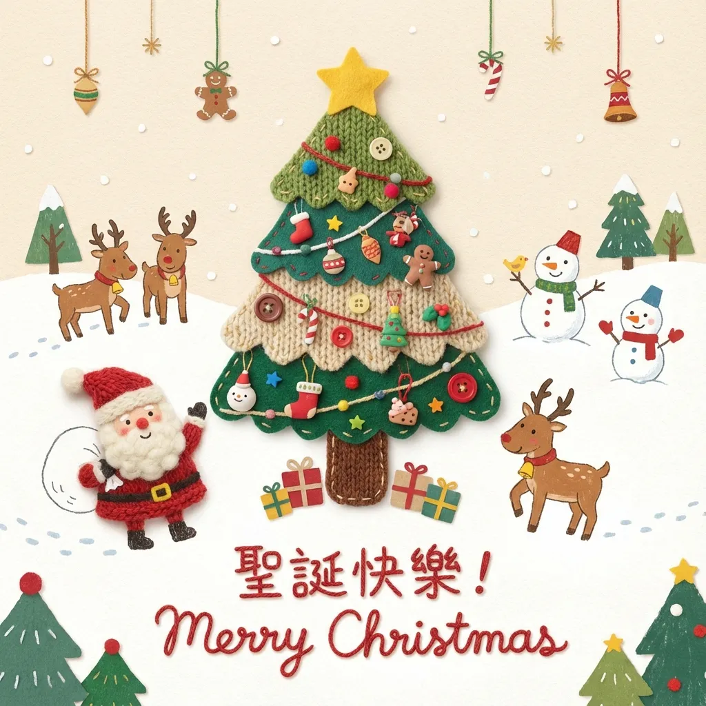 クリスマスカード生成