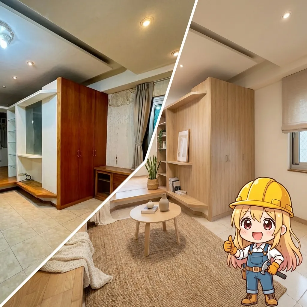 Room renovation image generation