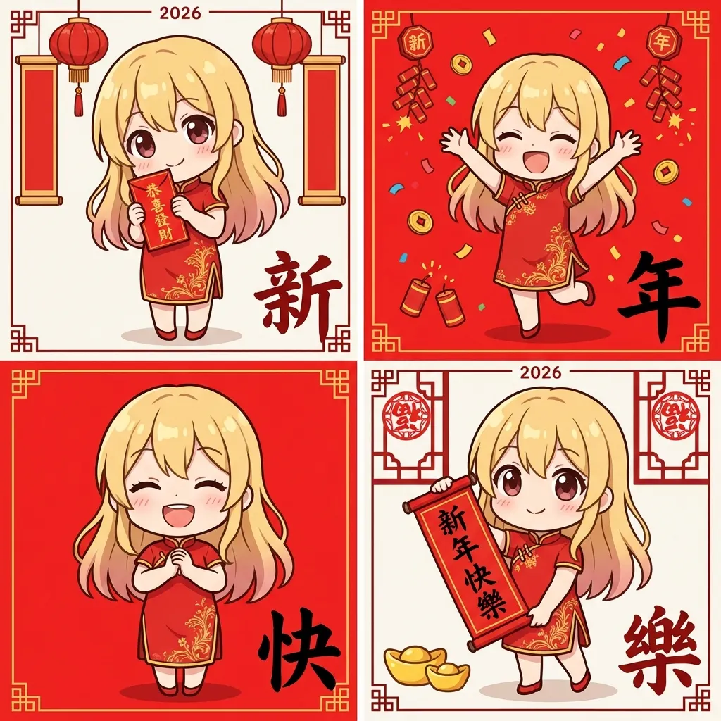 春節祝賀圖
