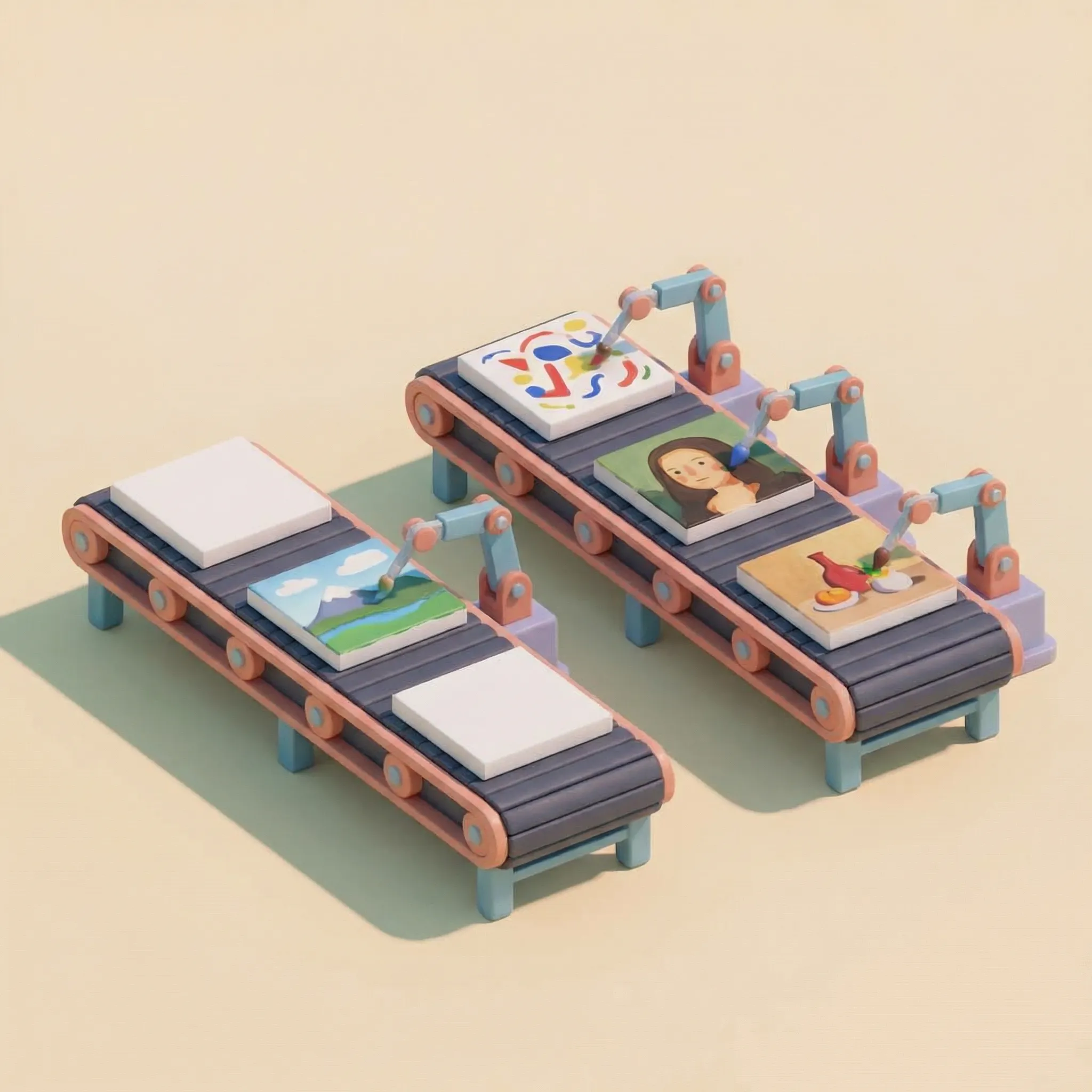 藝術工廠：機械手臂生產線