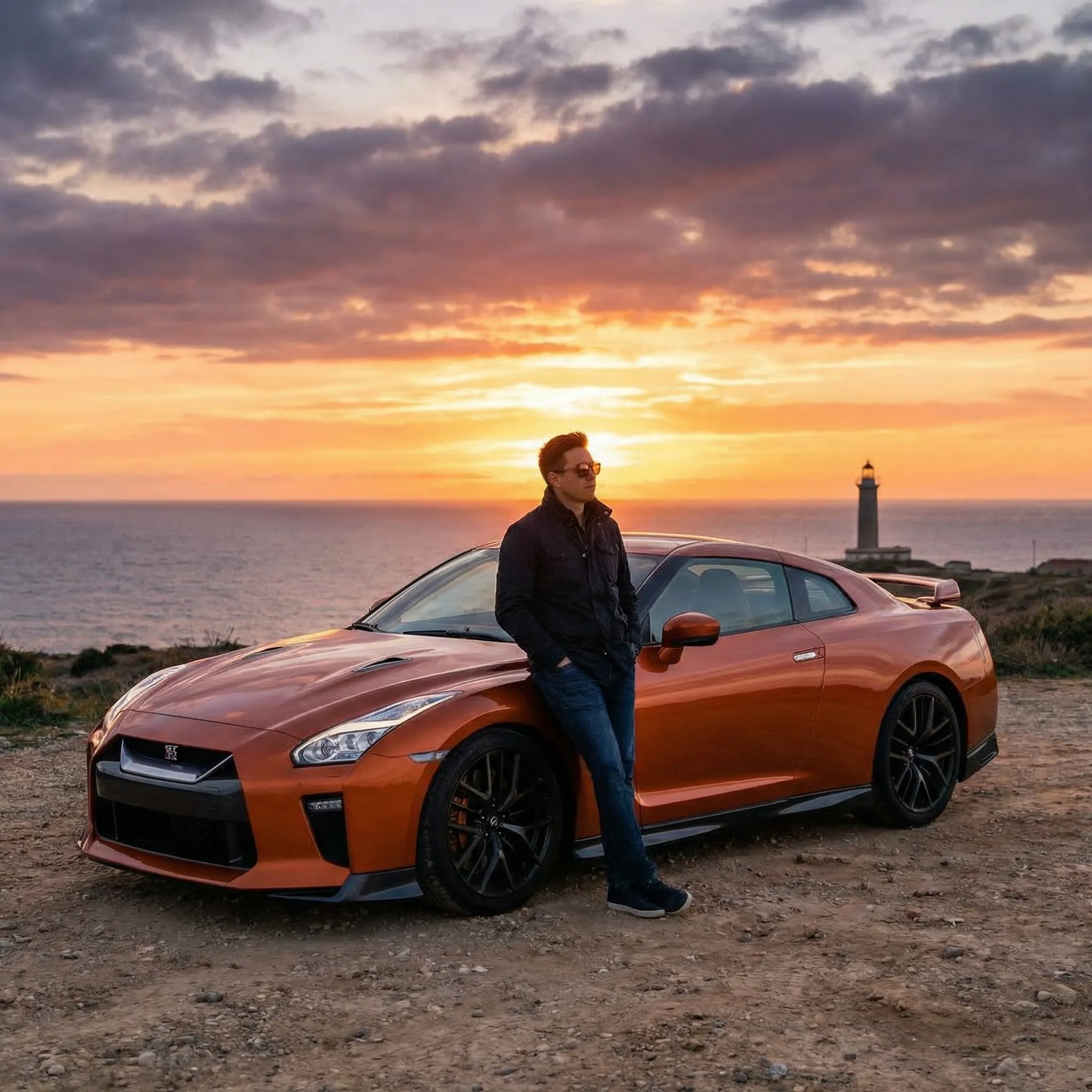 中信科大-41402039 海岸餘暉下的東瀛戰神 GTR