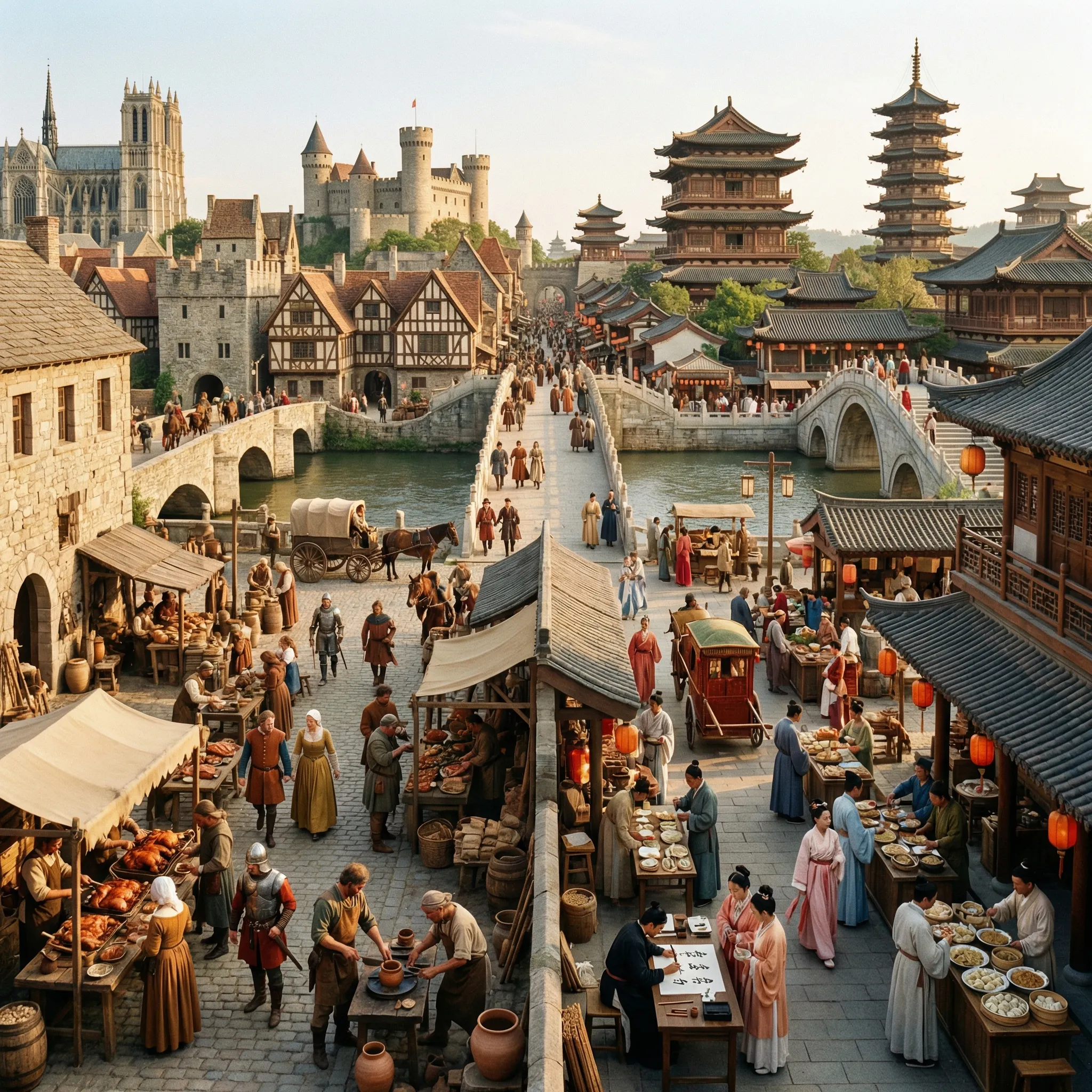 東西交會：異時空的繁華市井圖