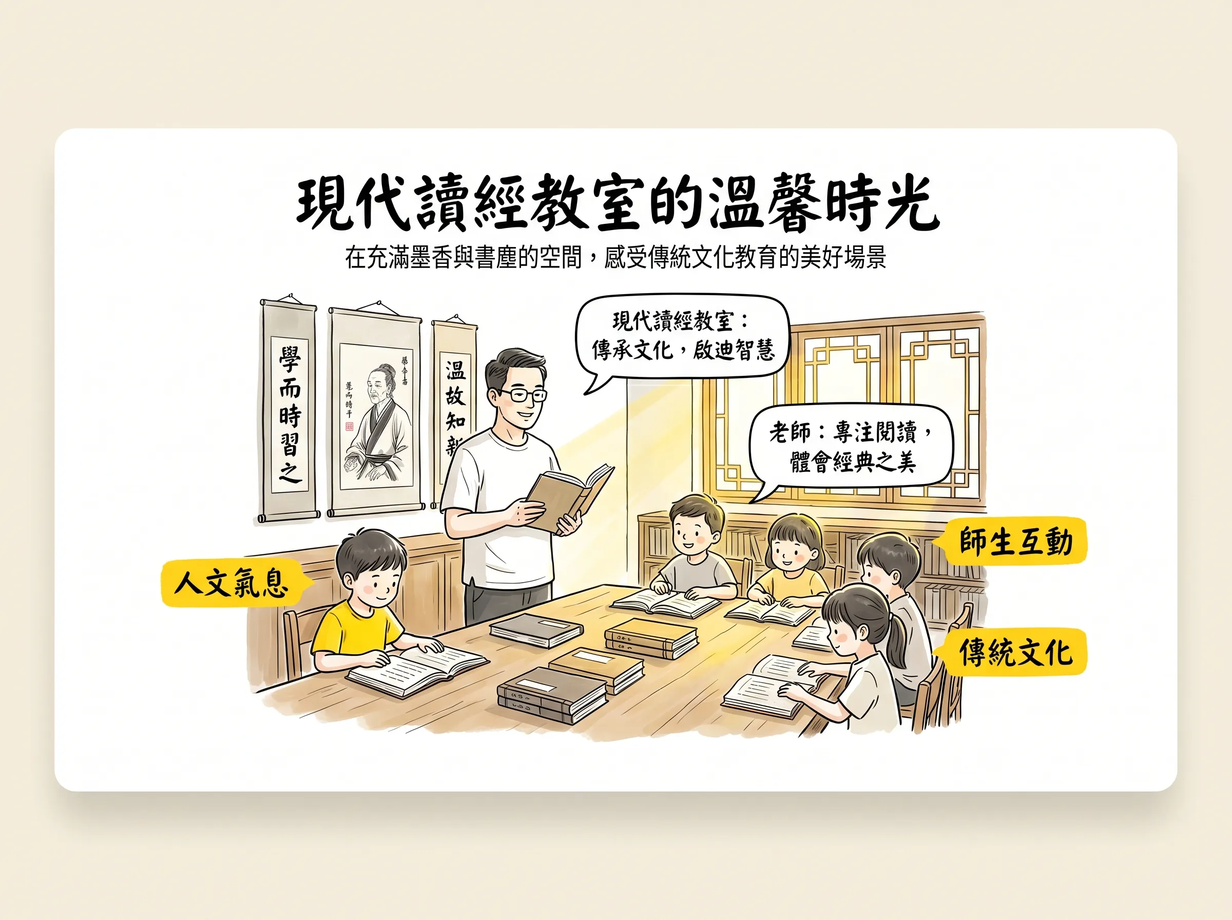 書香墨韻:現代教室裡的經典讀經課