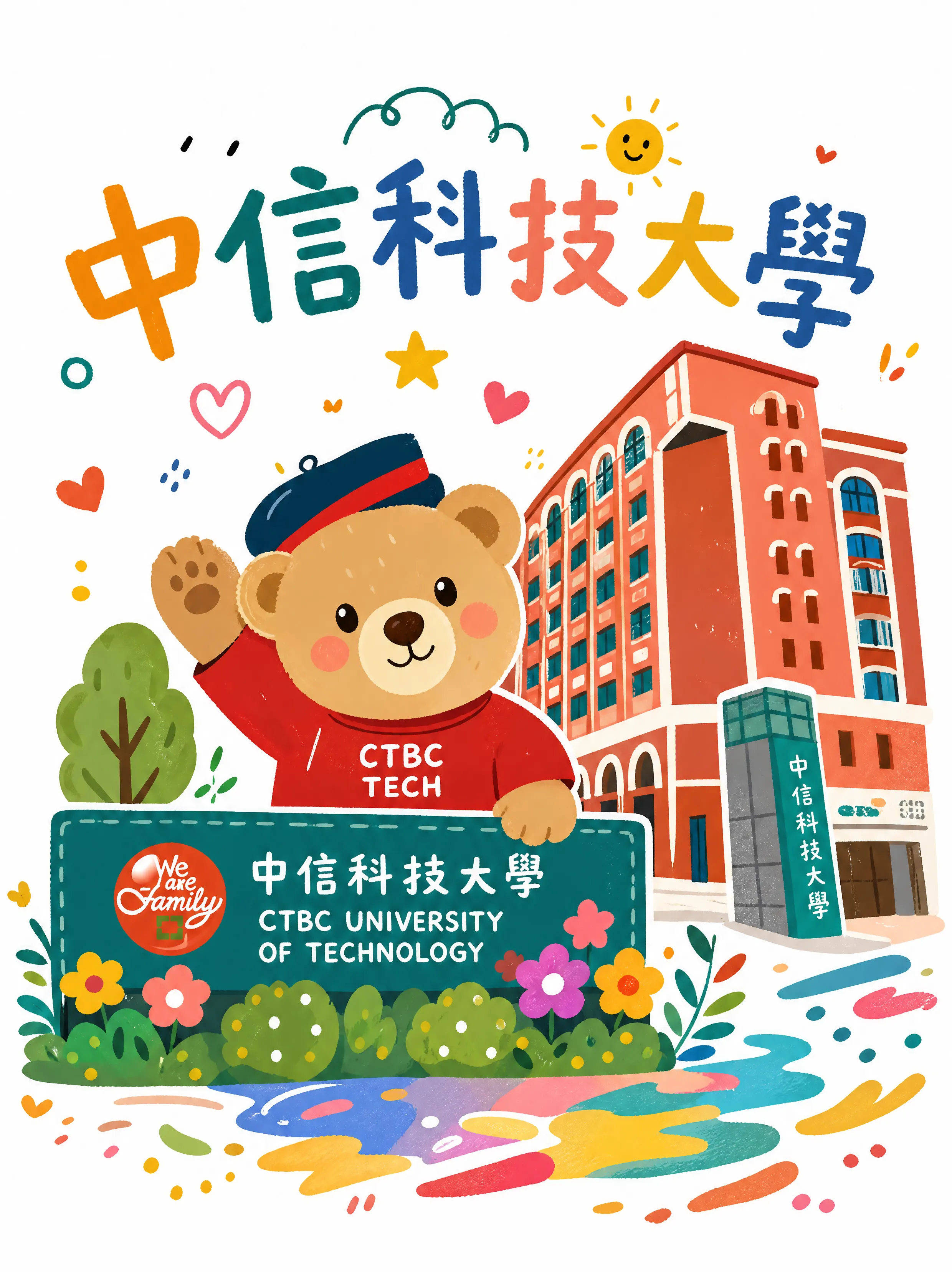 中信科技大學_01490：溫馨校園生活插畫
