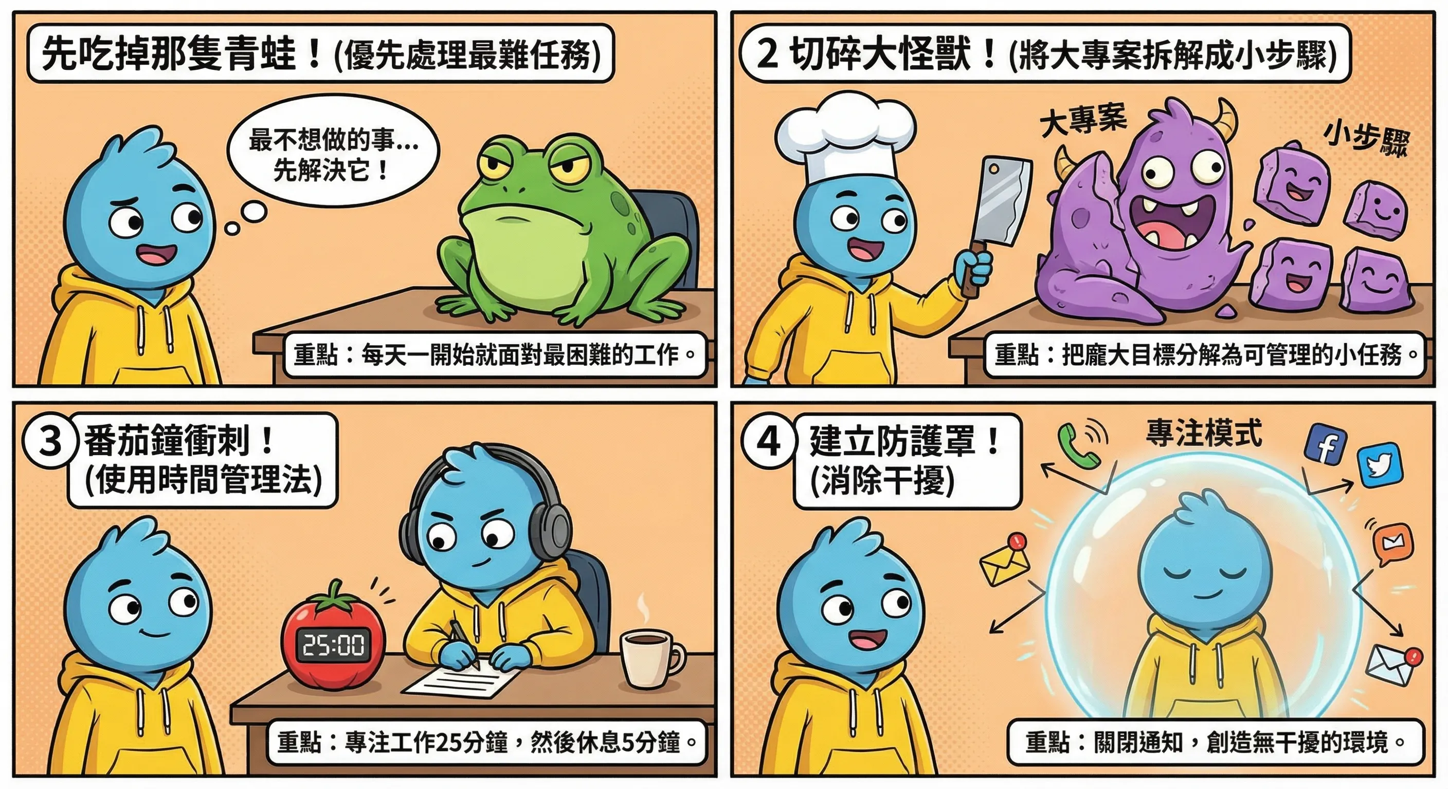 生產力提升四步驟