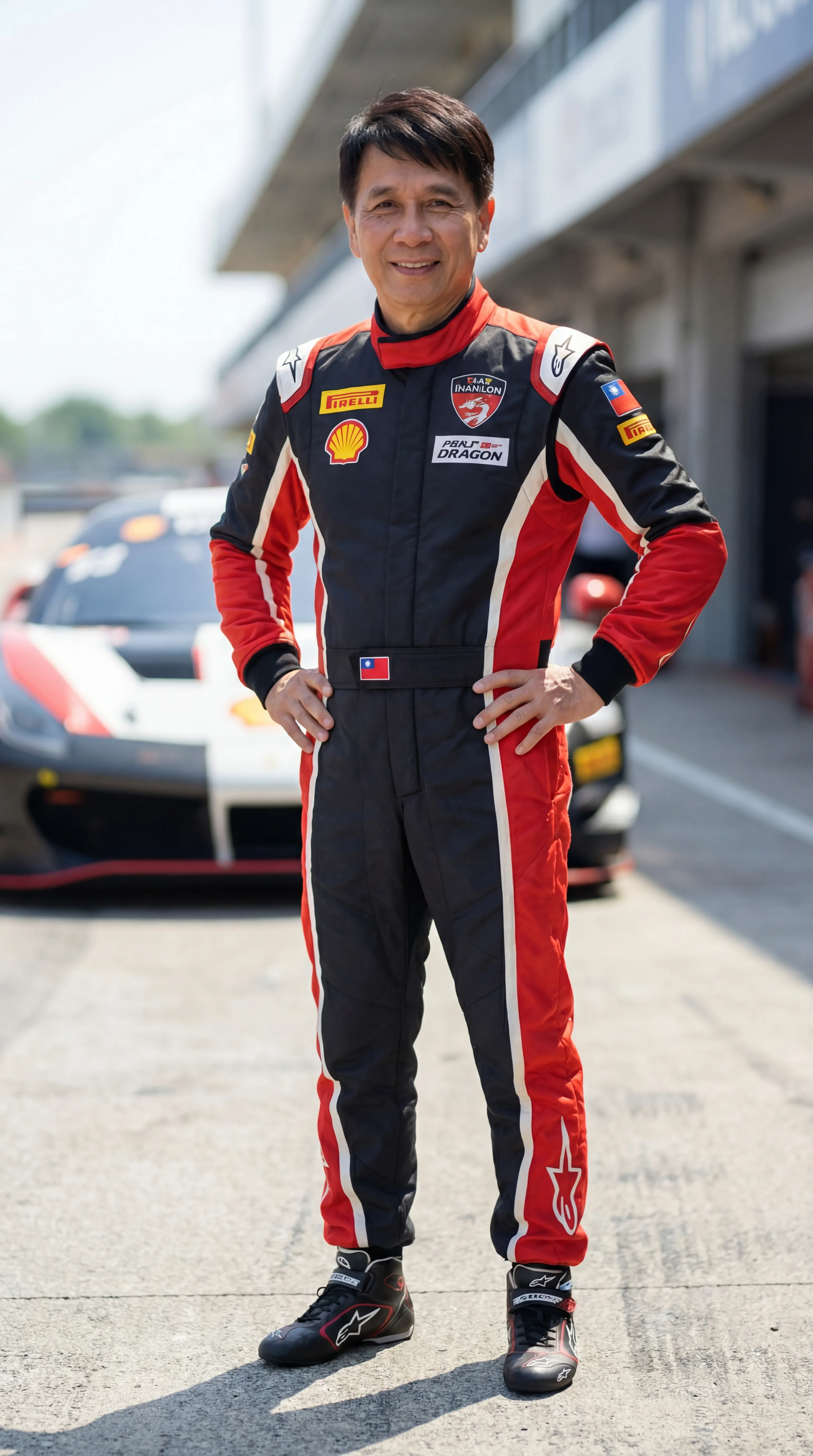 賽道上的微笑車手