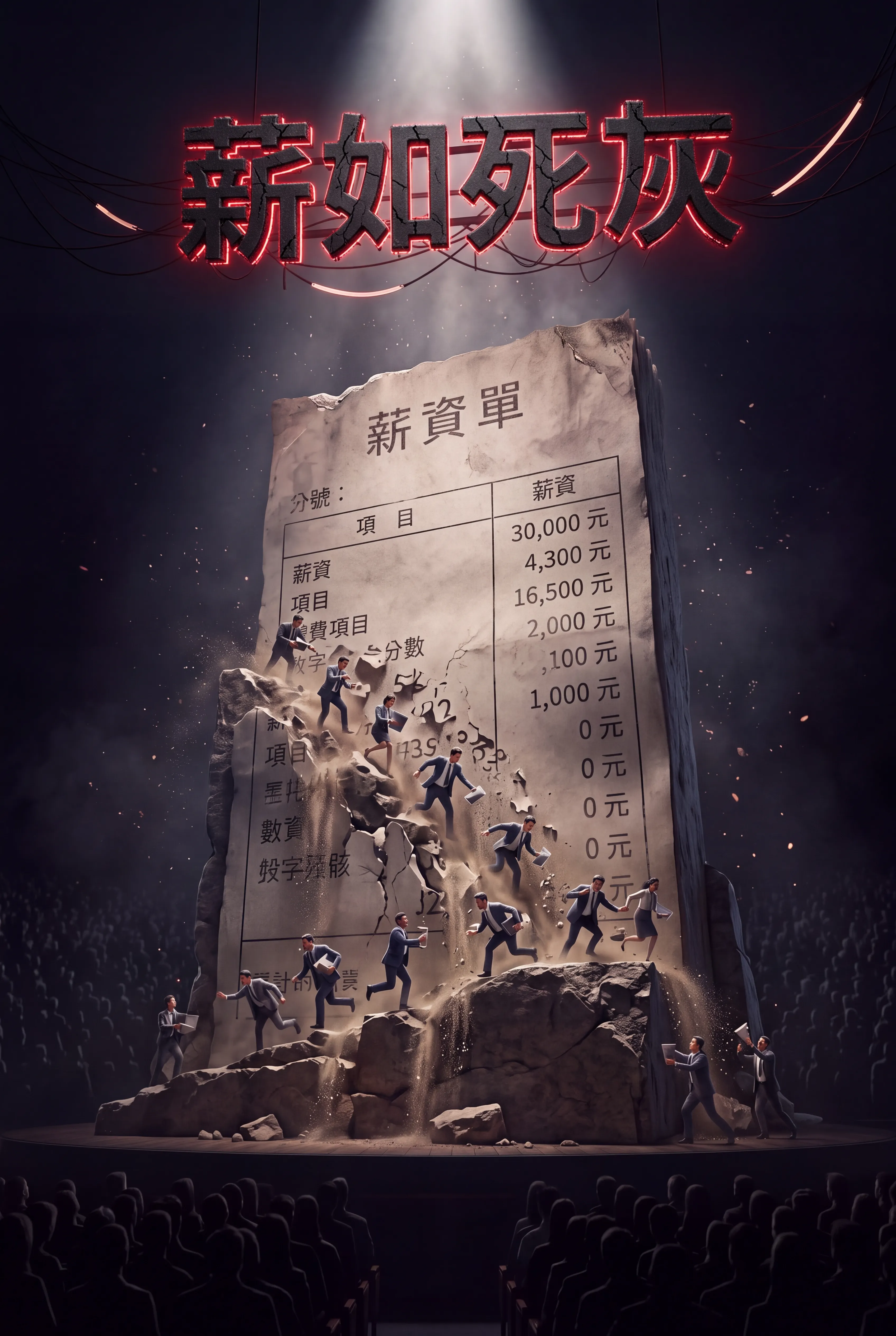 薪如死灰：大型職場脫口秀宣傳海報