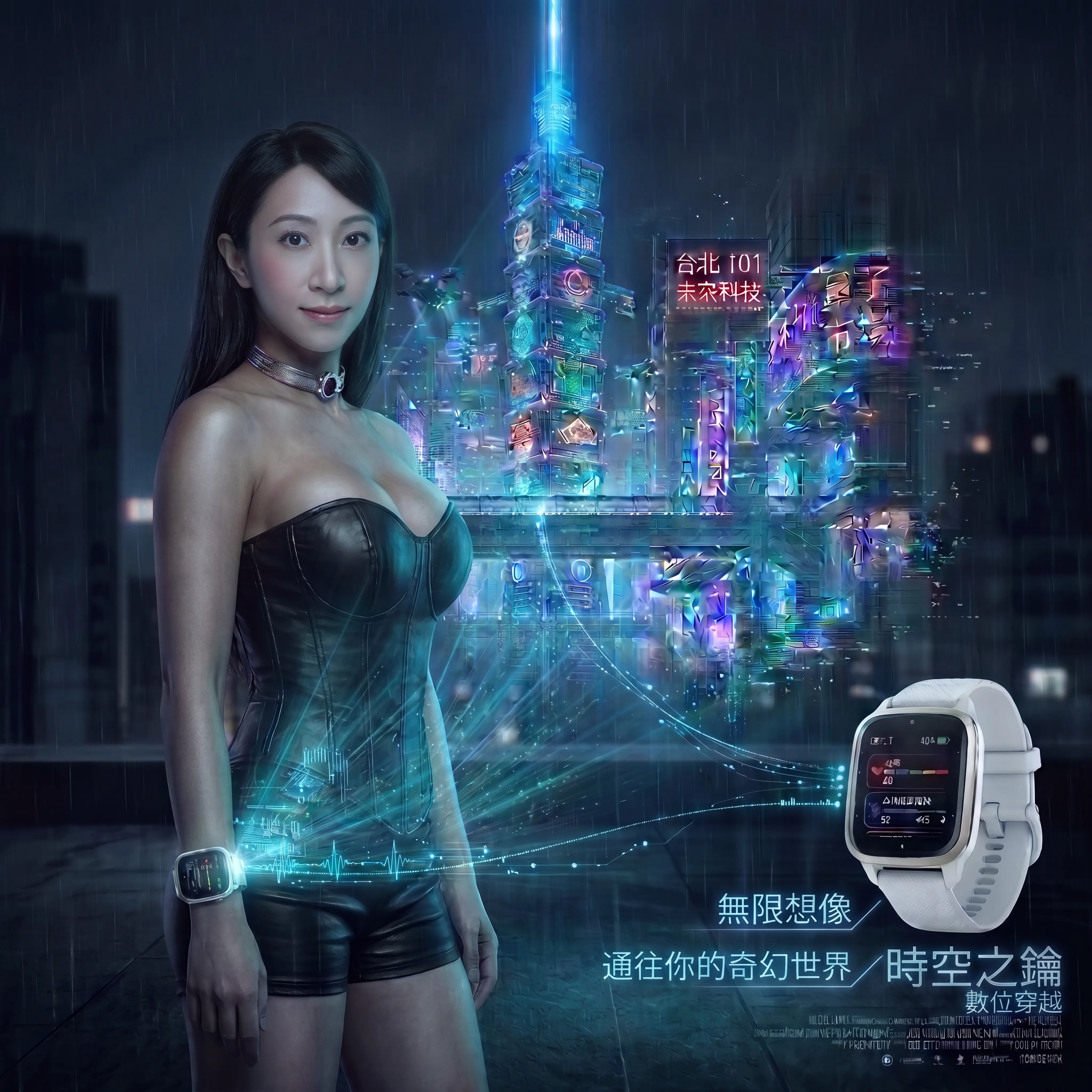 科幻數位手錶