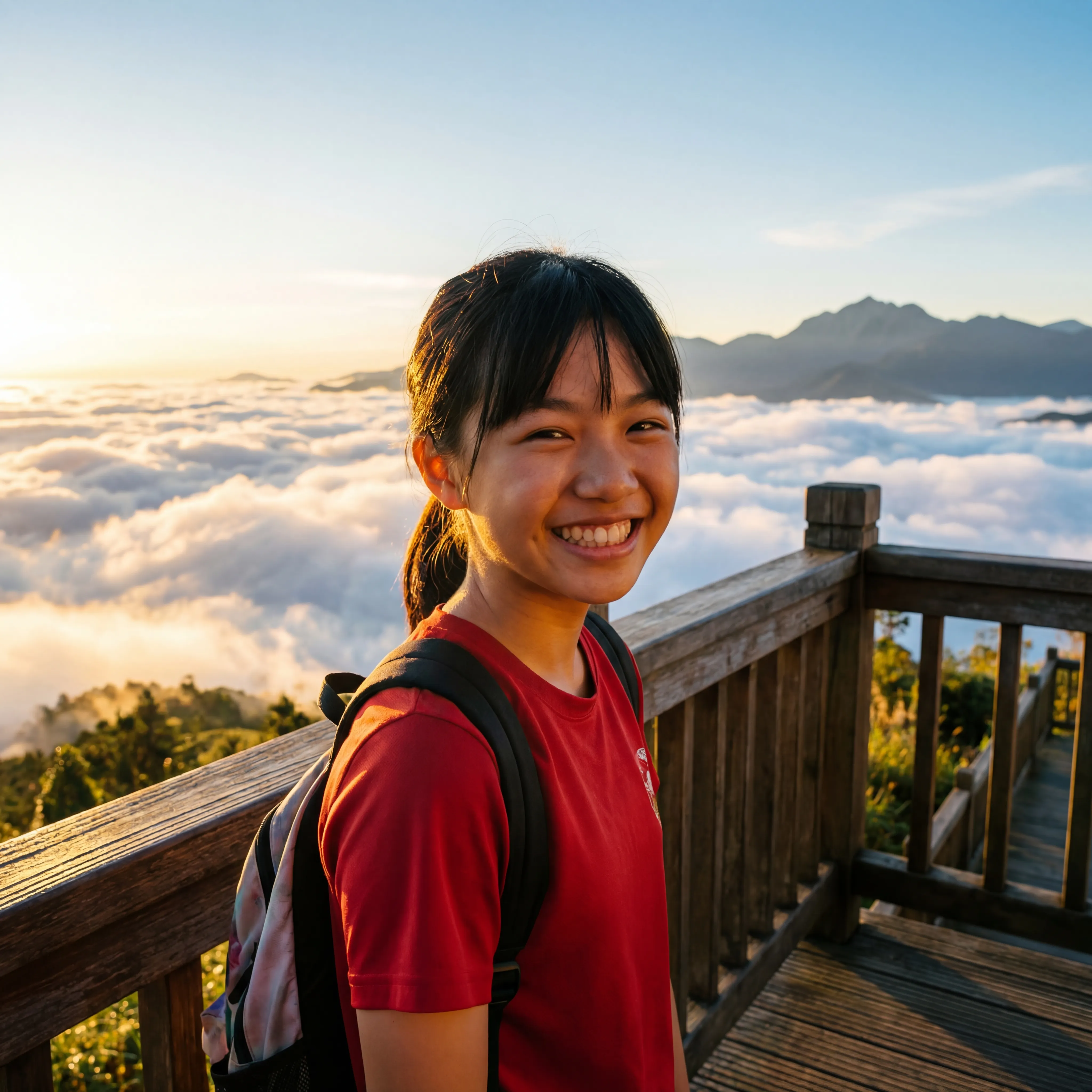 中信科大-00333-林素霞-阿里山曙光下的幸福笑靨