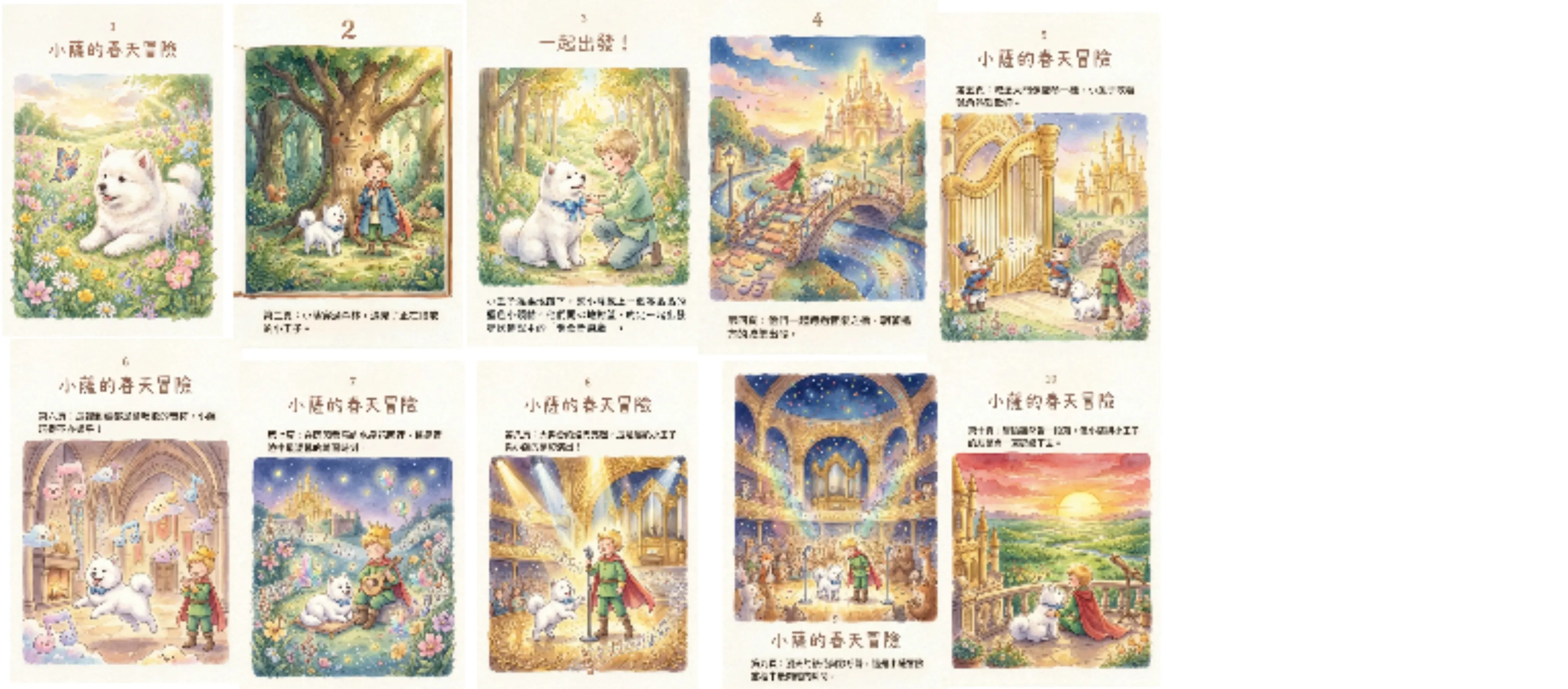 小薩的春天冒險：童話繪本故事集