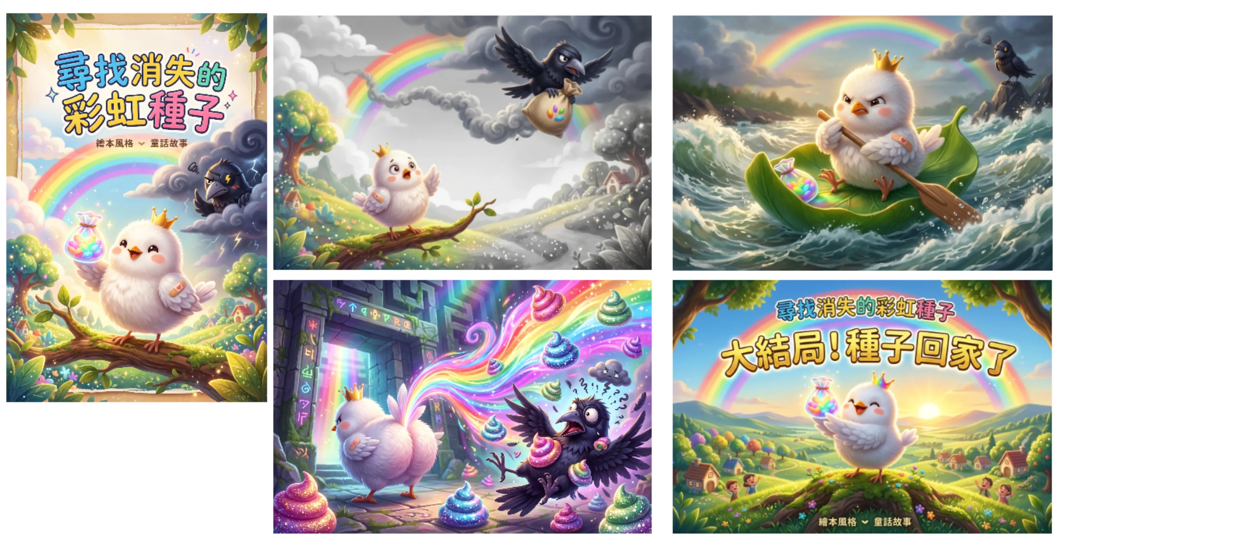 4B1C0909南台科大幼保系繪本冒險：尋找消失的彩虹種子
