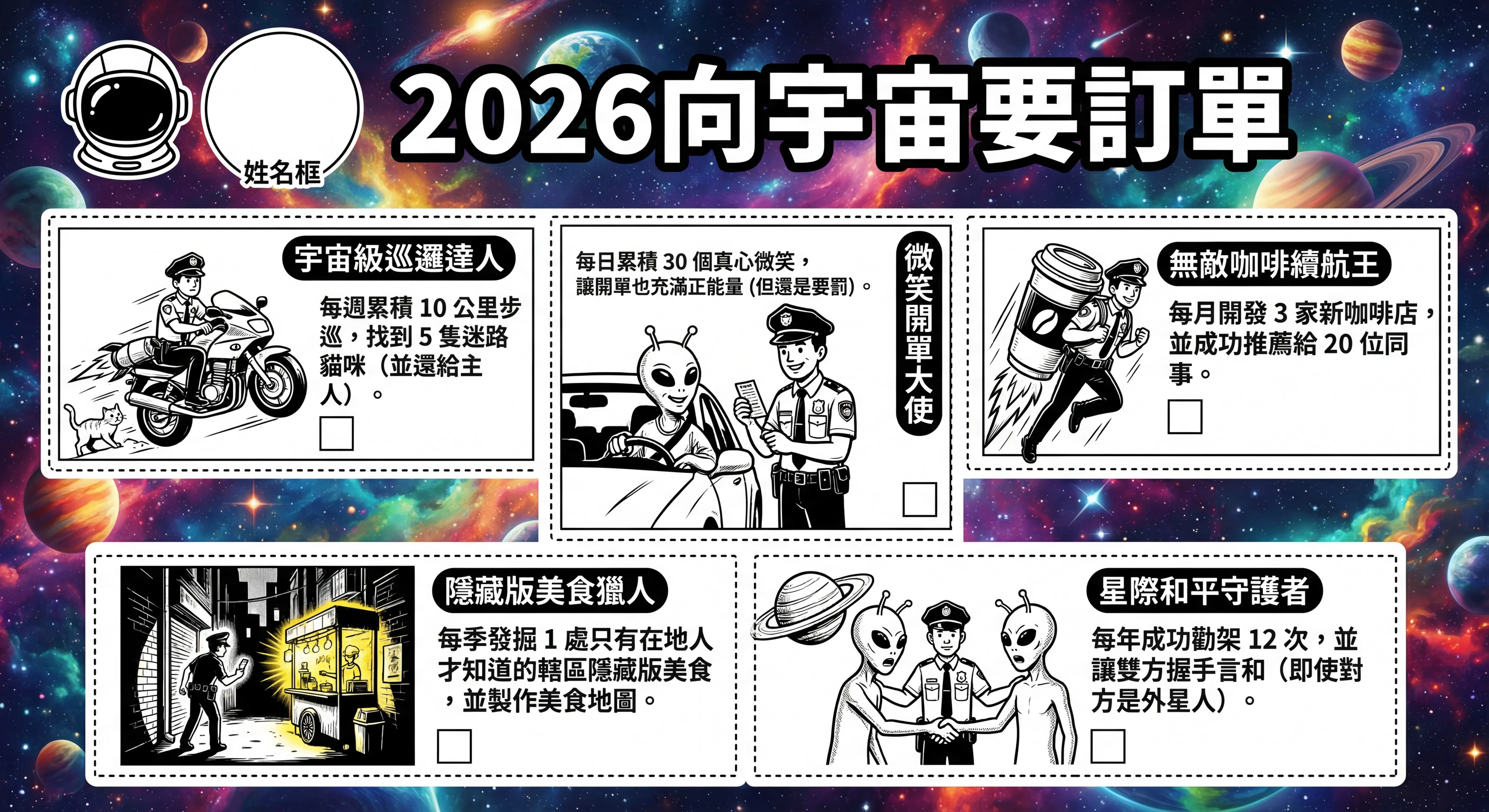 2026向宇宙要訂單:警察