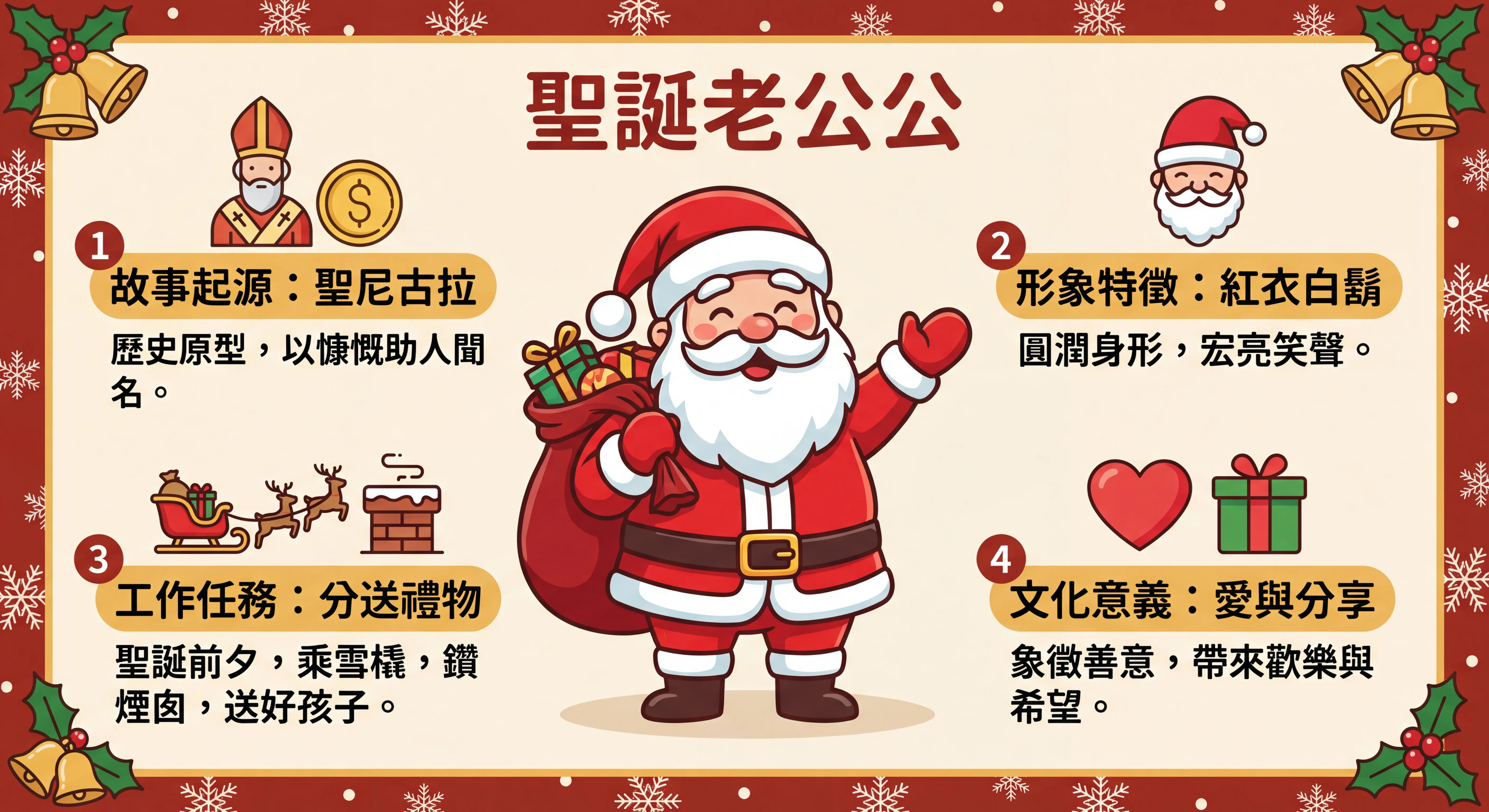 聖誕老公公：起源、形象與意義