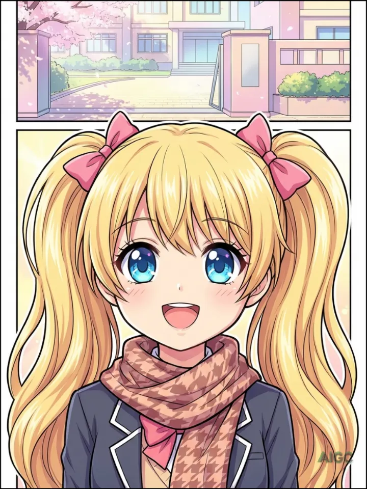 櫻花校園少女