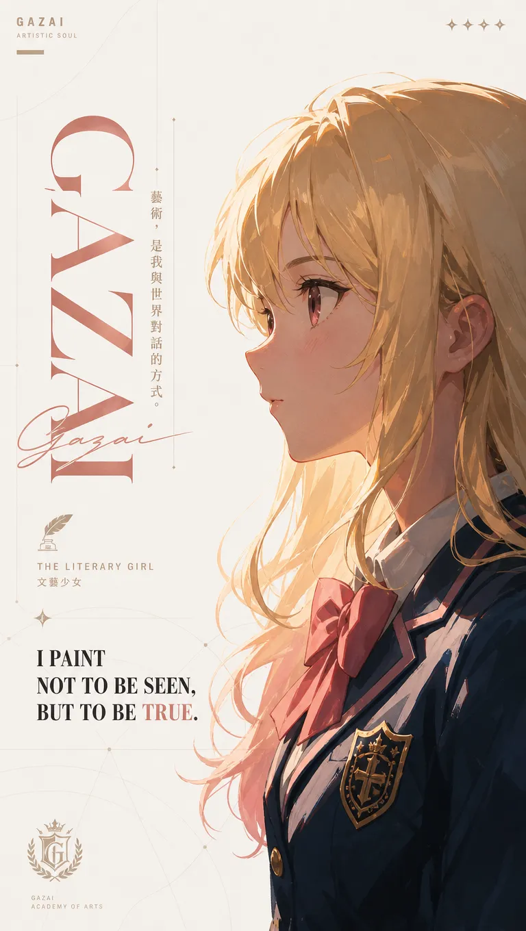 GAZAI 醬:暖陽下的文藝少女側影