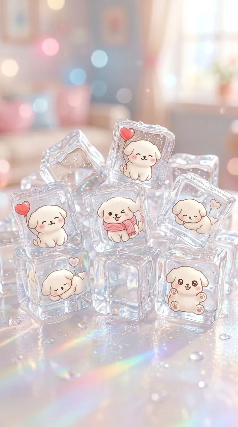 中信科大01460-晶瑩冰磚中的萌犬奇遇記