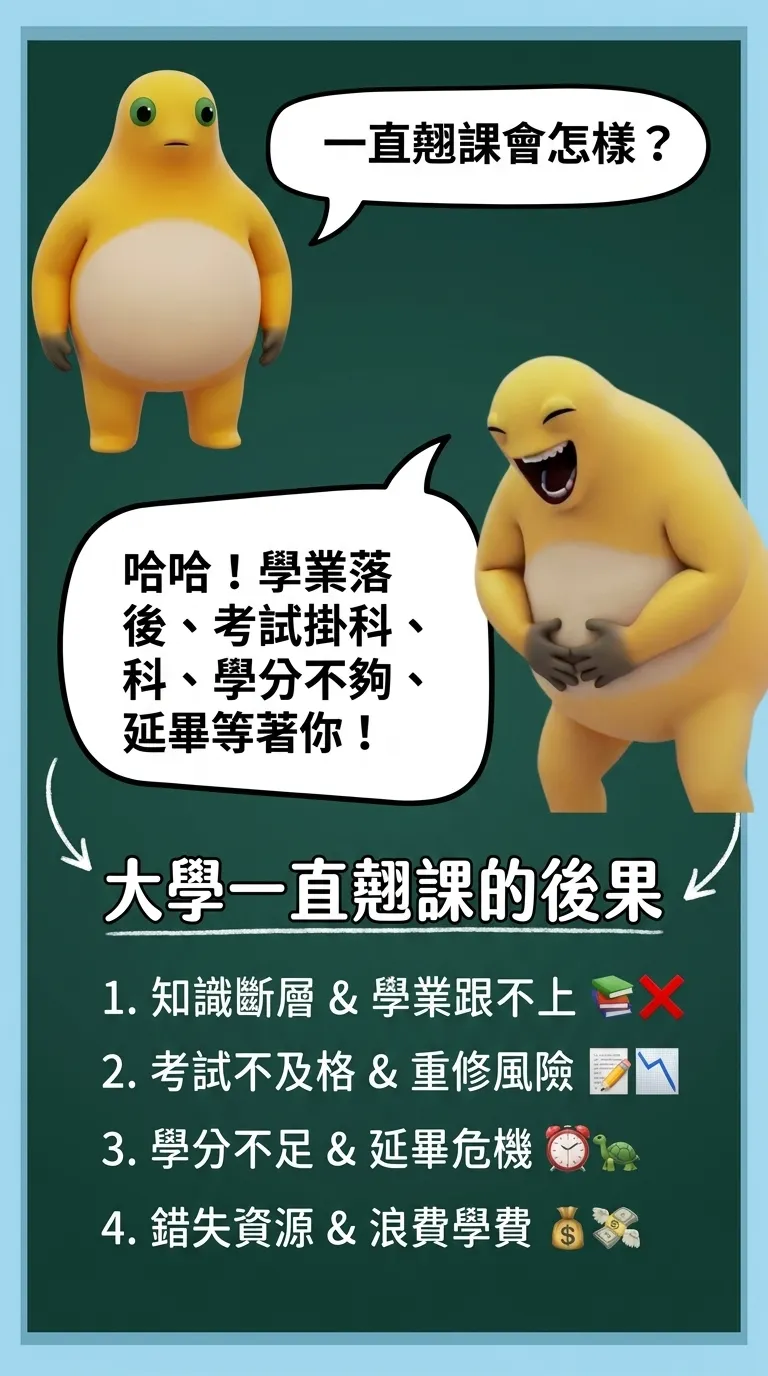 大學生警示錄：翹課的代價是什麼？