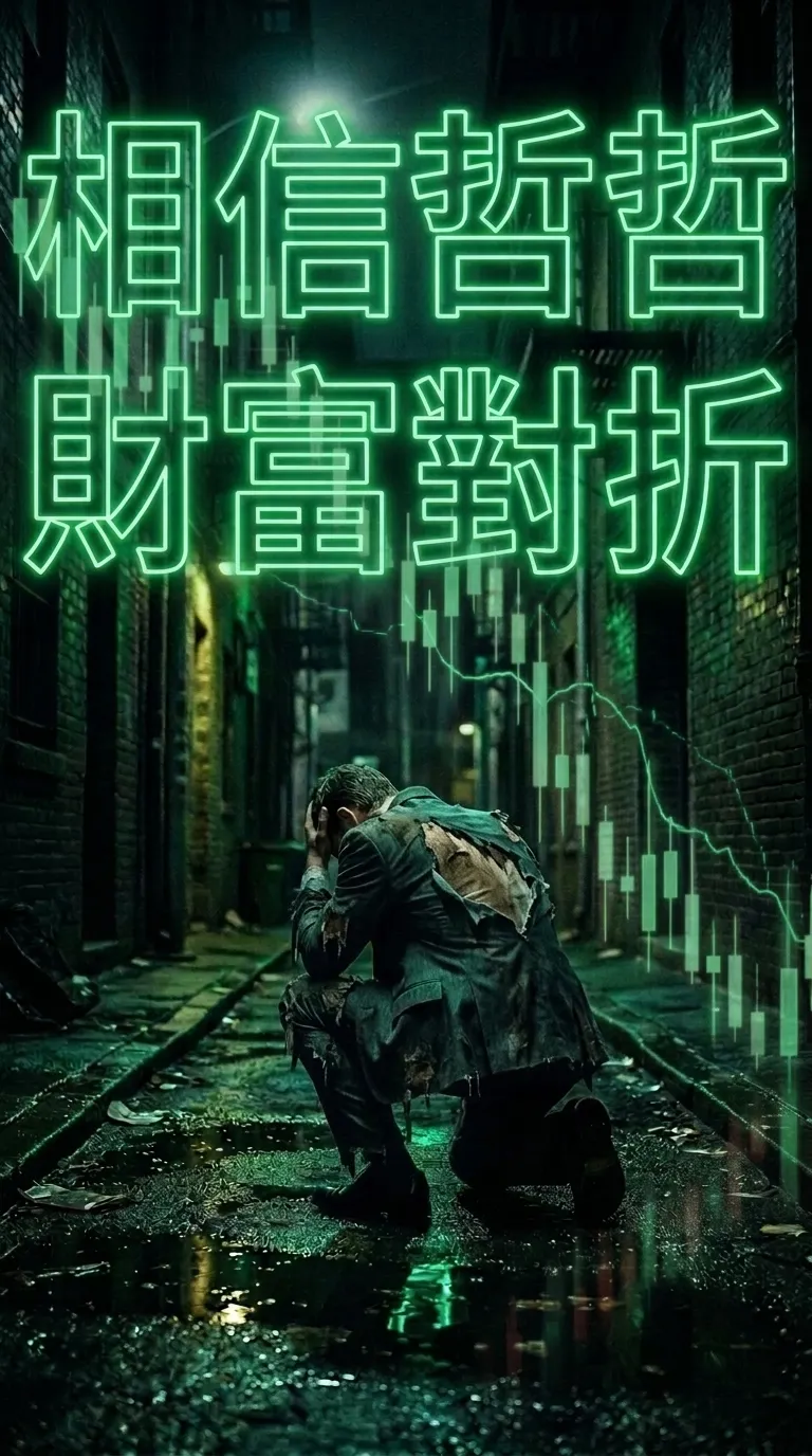 財富歸零的絕望暗巷：相信哲哲，財富對折