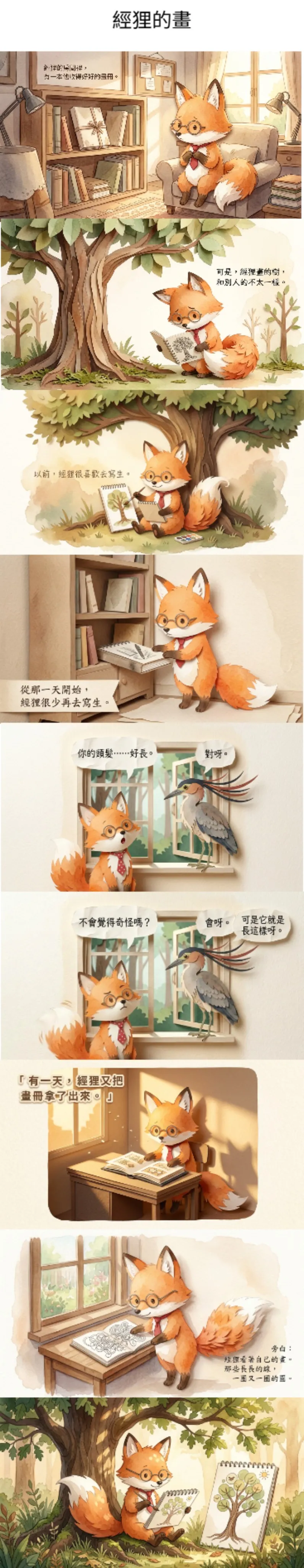 經理的畫：重拾畫筆的溫暖旅程的畫