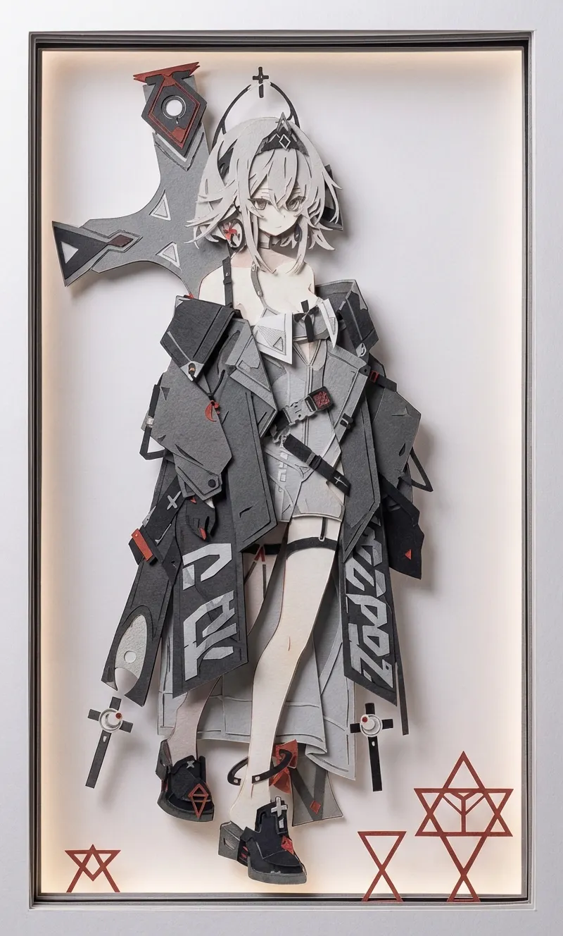 灰色の世界を彷徨う少女