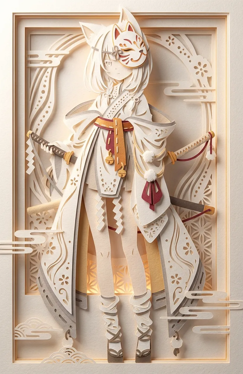 狐面を纏う神の使い手