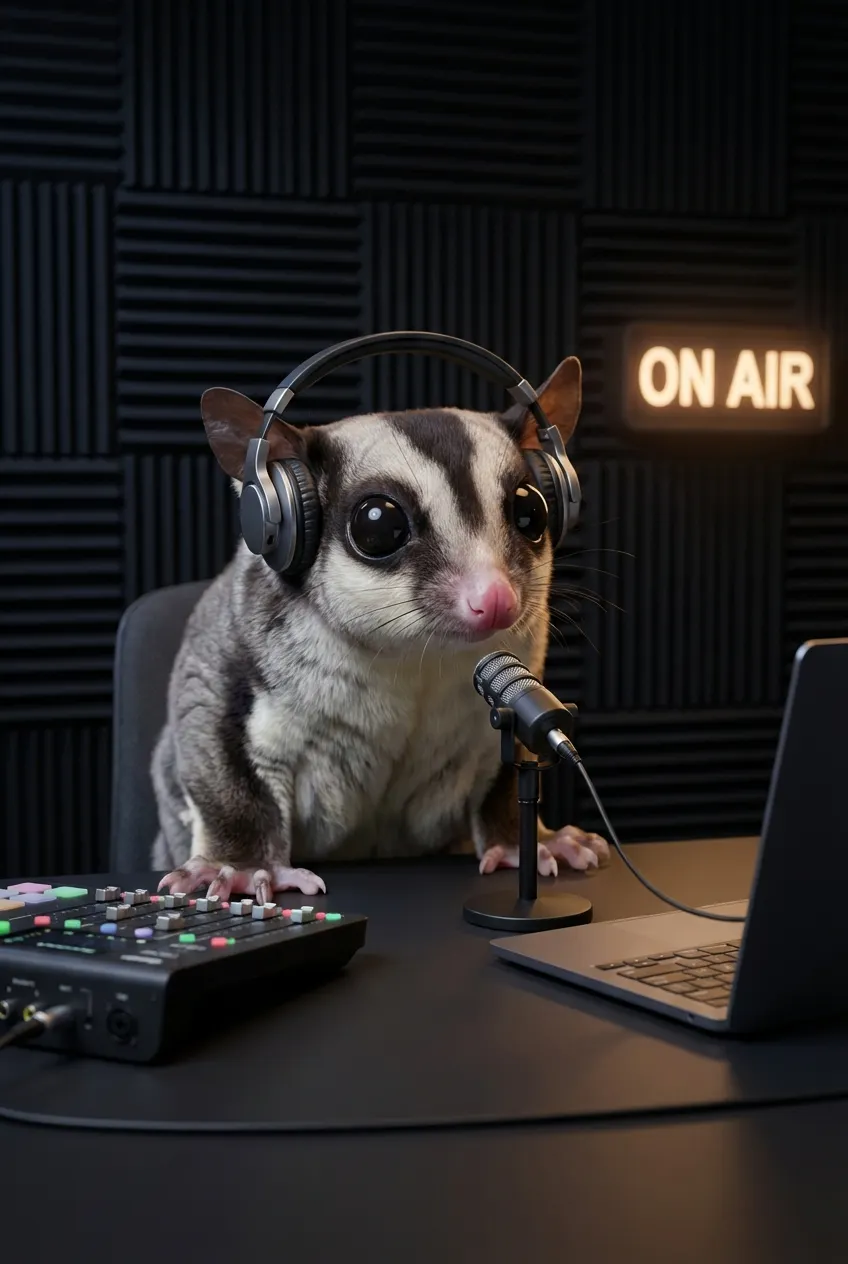 廣播中的蜜袋鼯