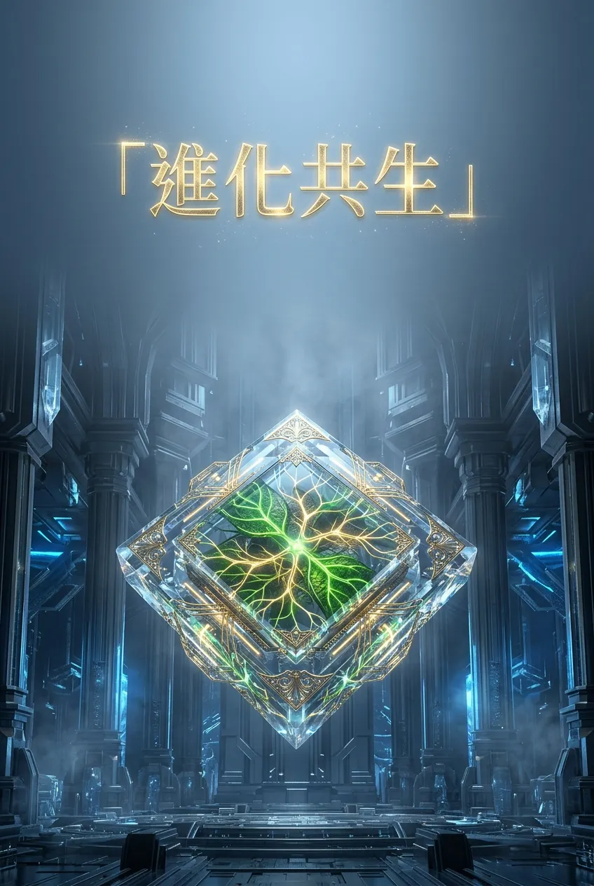 進化共生:未來殿堂中的科技與自然脈動