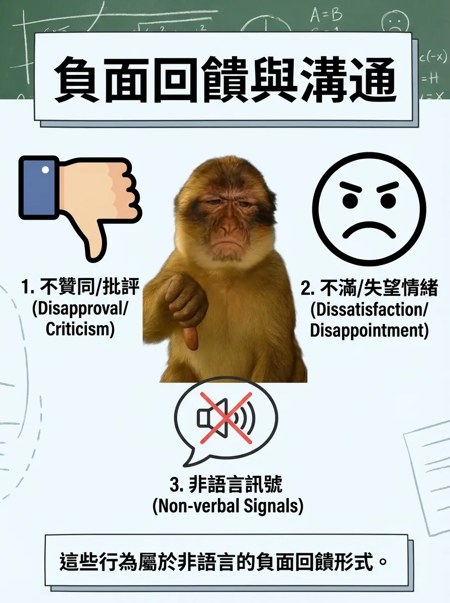負面回饋與溝通：非語言形式解析