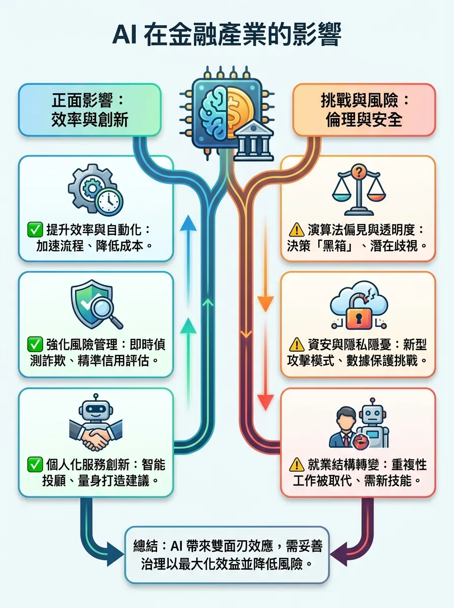 智慧金融新紀元：AI 產業影響全解析圖解