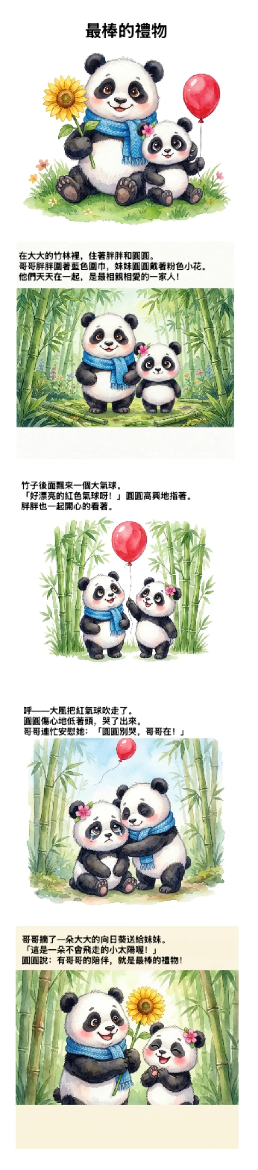 最棒的禮物：胖胖與圓圓的溫馨繪本故事