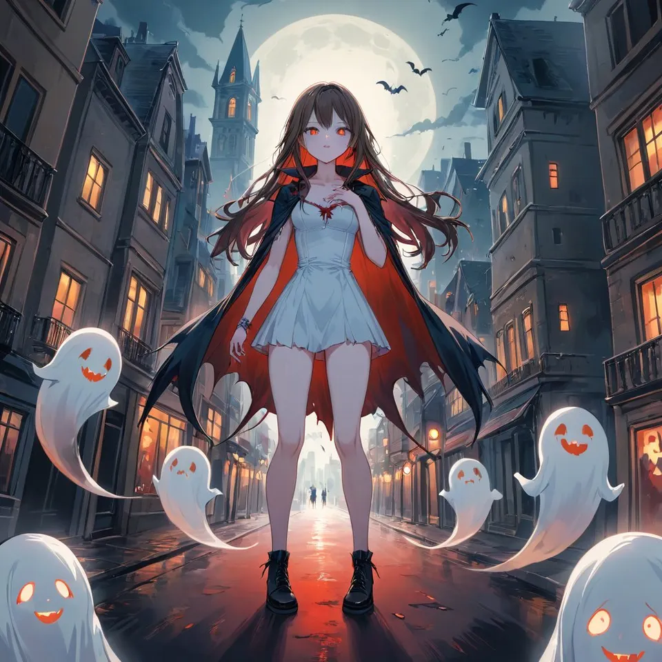 Vampire and the 6 Ghosts