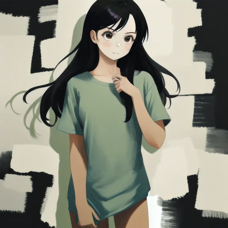 masterpiece, best quality, highres,  1girl, shirt, naked shirt