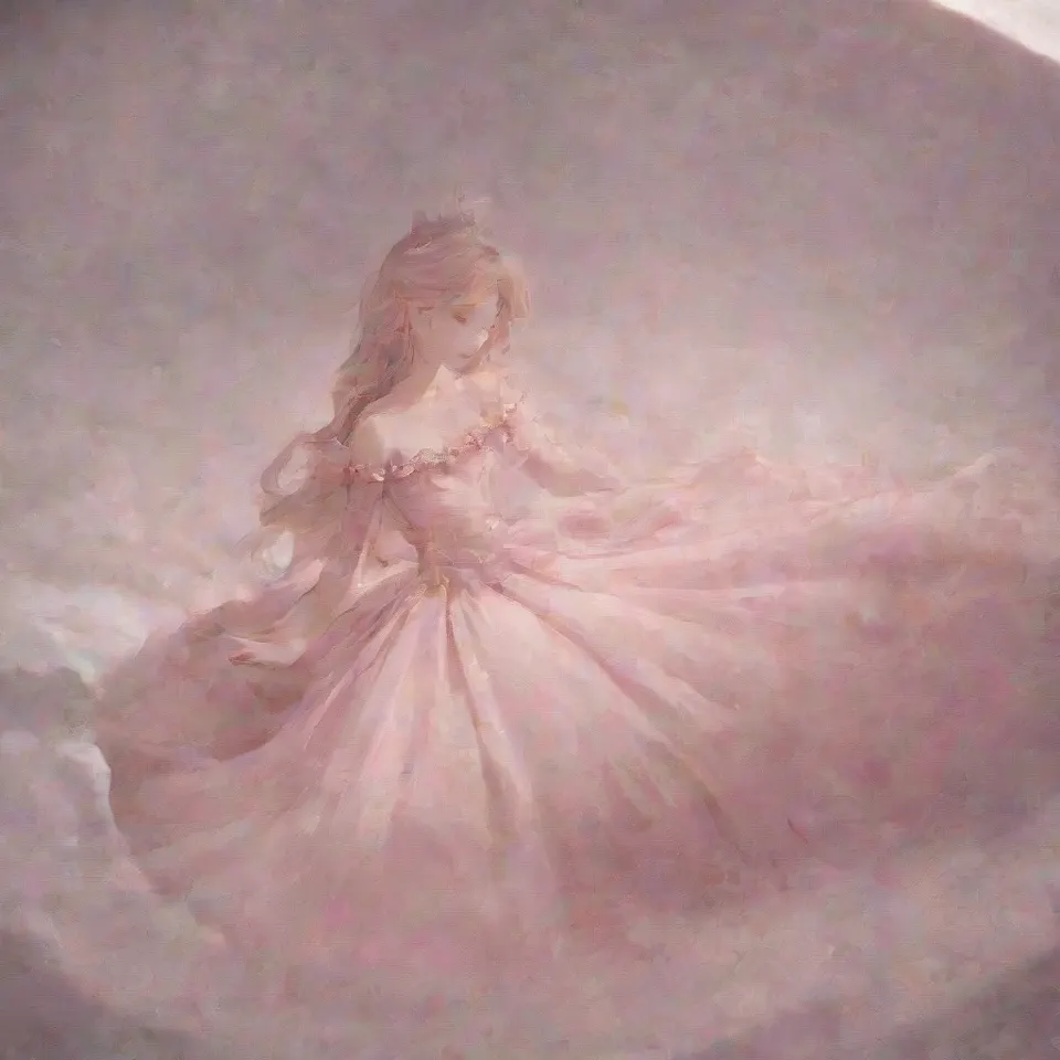 princess in pink dress